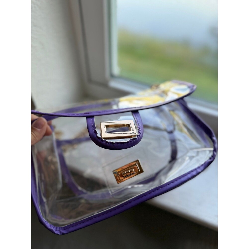 Minnesota Vikings NFL Football Clear Stadium Fashion Purse by Foco - Picture 9 of 12
